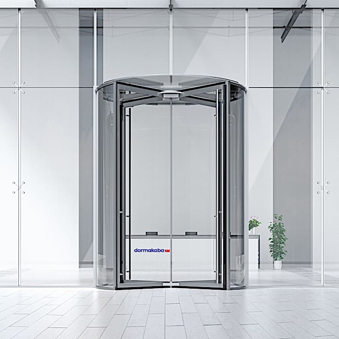 All-glass revolving door KTV ATRIUM FLEX