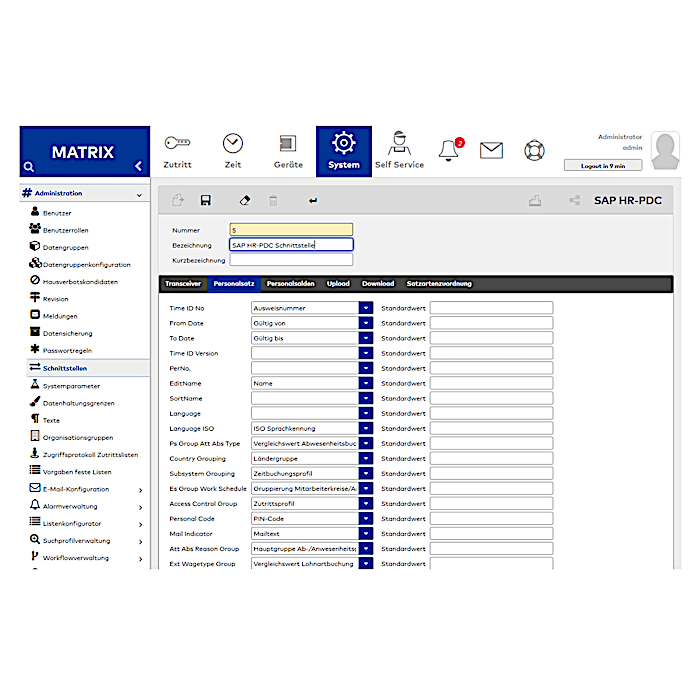 MATRIX Connect SAP HR-PDC (2)