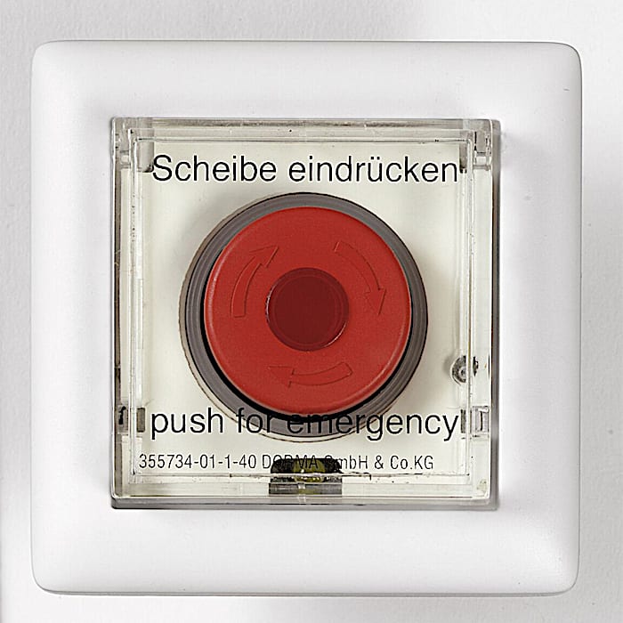 Emergency exit system TMS UP System Components